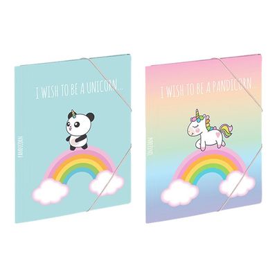 Viquel Pandicorn - Chemise à 3 rabats - A4 - disponible en différents coloris