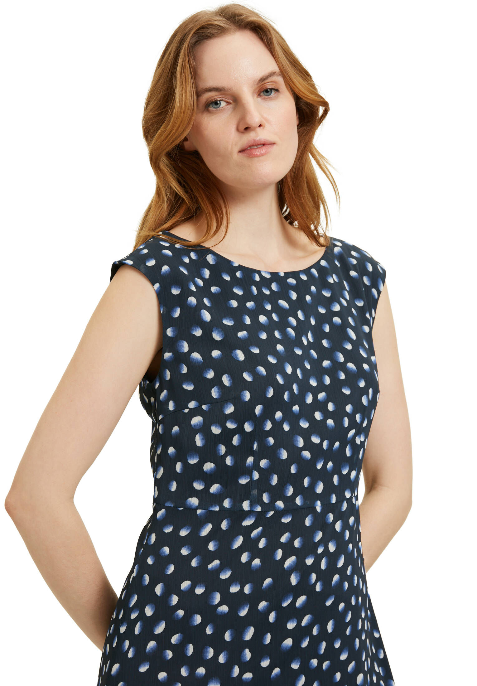 Betty & Co| Damen Midikleid mit Stufen