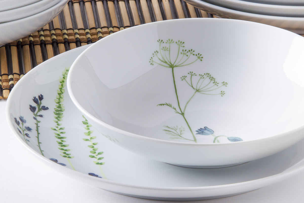 KAHLA Five Senses Wildblume Tafelservice 12tlg. Wildblume blau\/rot