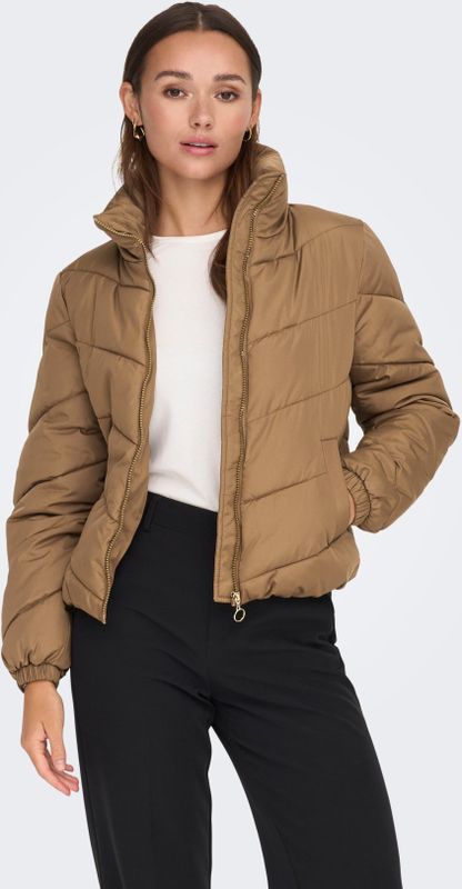Jdyfinno - Jas - Hoge Hals - Lange Mouwen - Polyester Voering - Tussenjassen