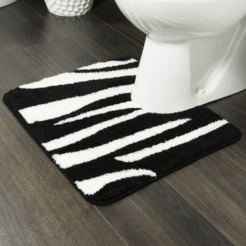 Sealskin WC mat Safari Zwart 60x50 cm
