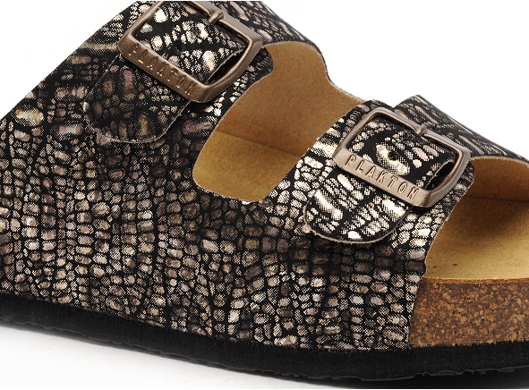 Plakton mules et sabots plats femme cp beta noir