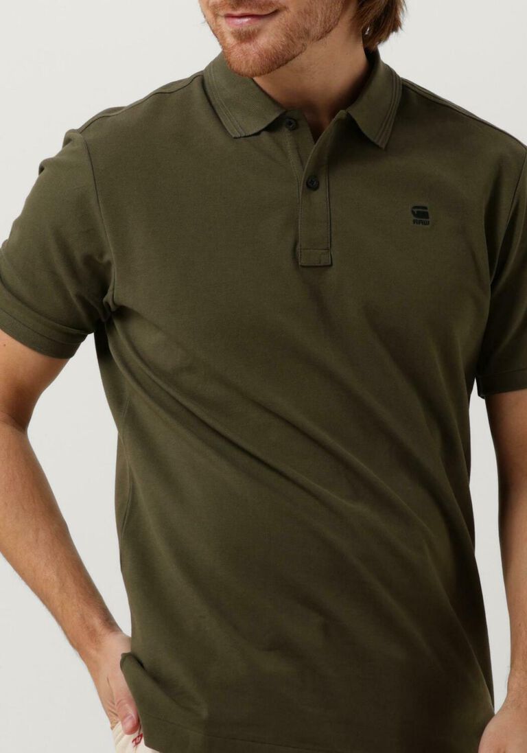 G-STAR RAW groene g-star raw polo dunda slim polo s/s