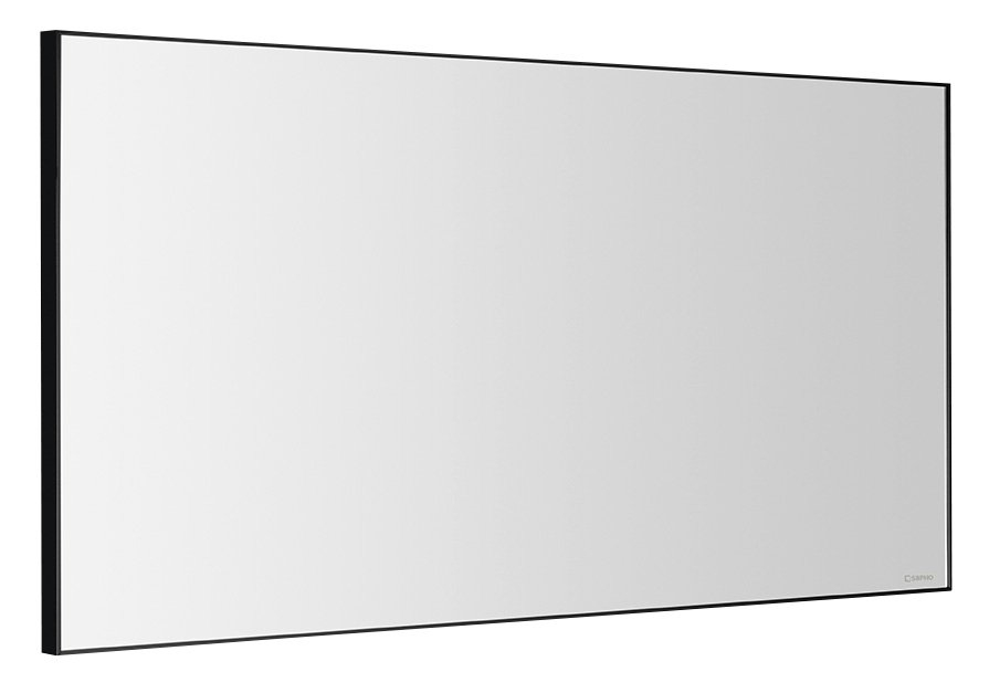 Sapho Arowana spiegel 120x60cm zwart