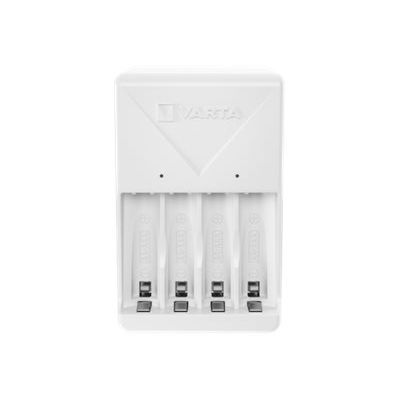 Varta Easy Charger - Chargeur de batteries pour 2 ou 4 AA/AAA + 4 piles type AA -2100 mAh