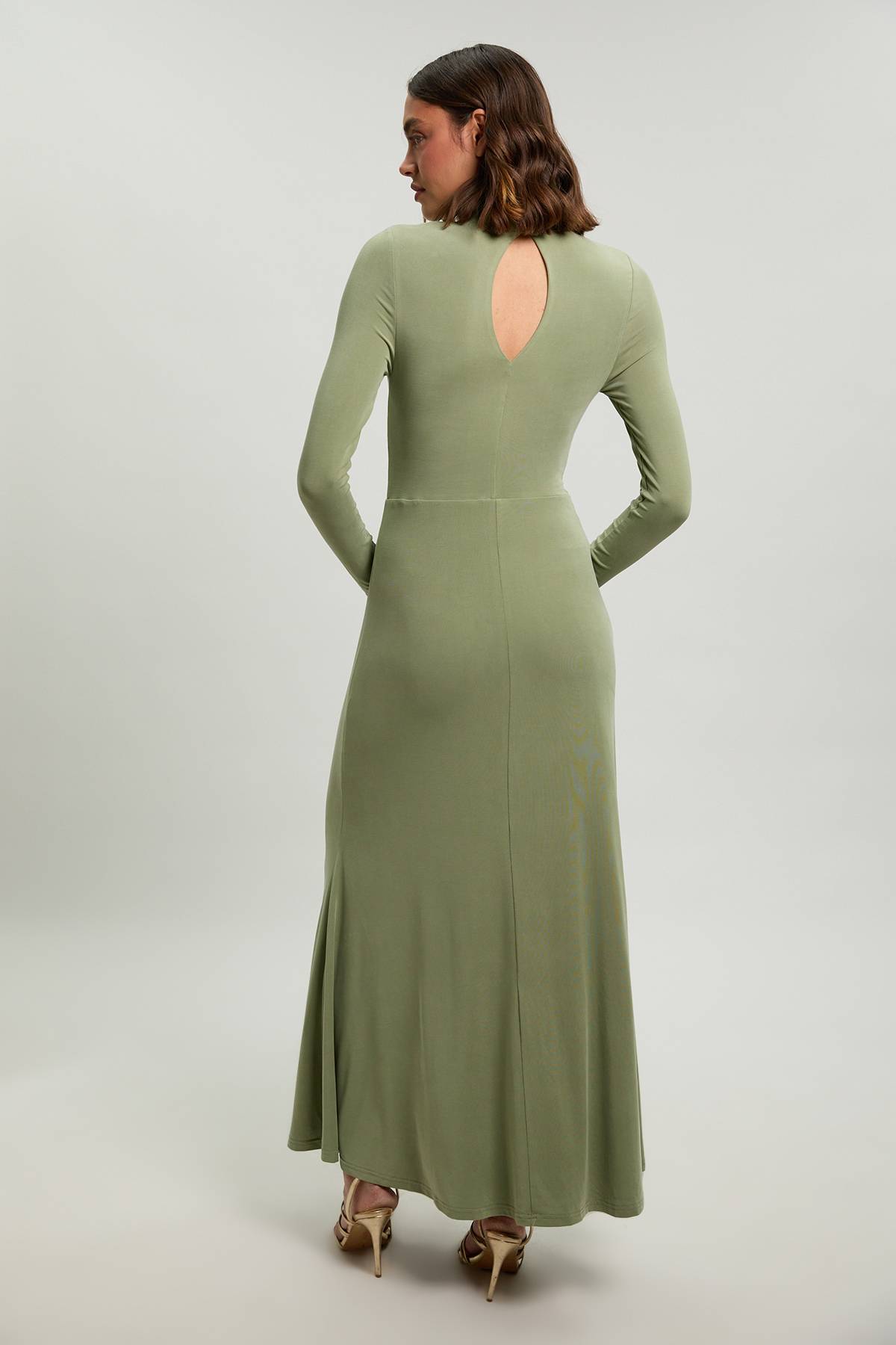 KarenMillen Robe Maxi En Jersey À Manches Longues Petite