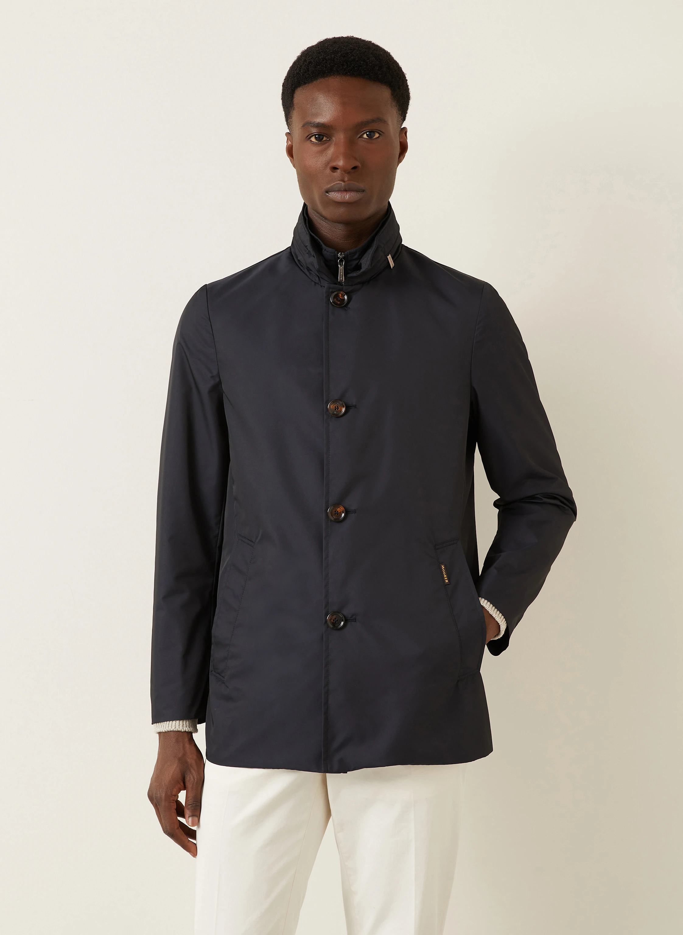 MOORER Jacke mit Blende