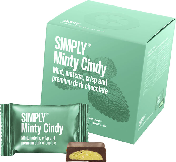 Simply Chocolate Cube, Minty Cindy (90 g)
