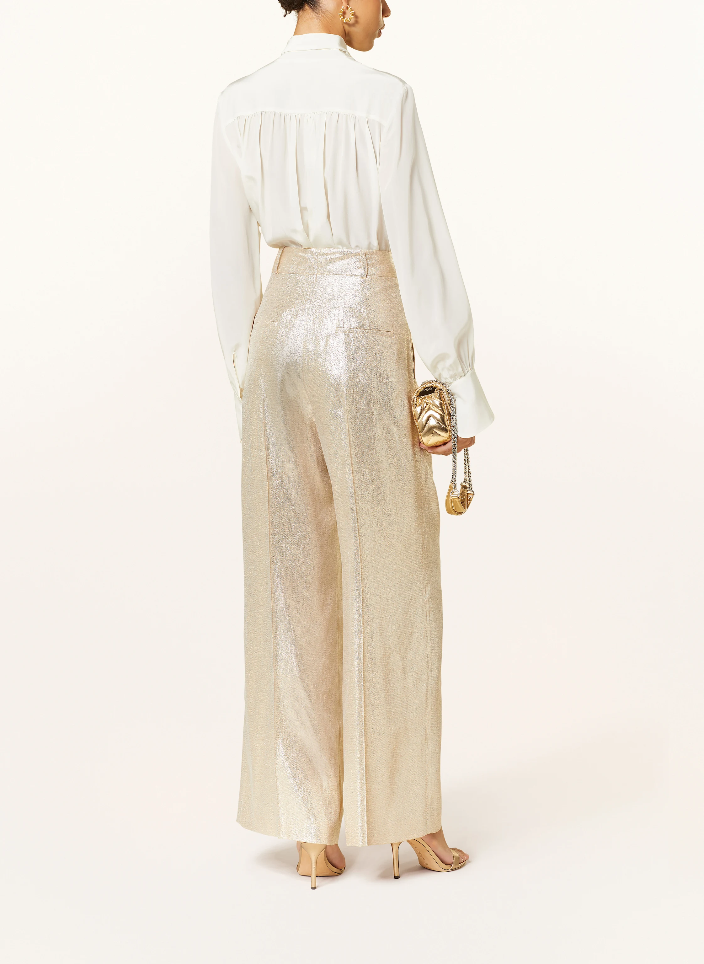 SLY 010 Marlenehose FLORA mit Glitzergarn