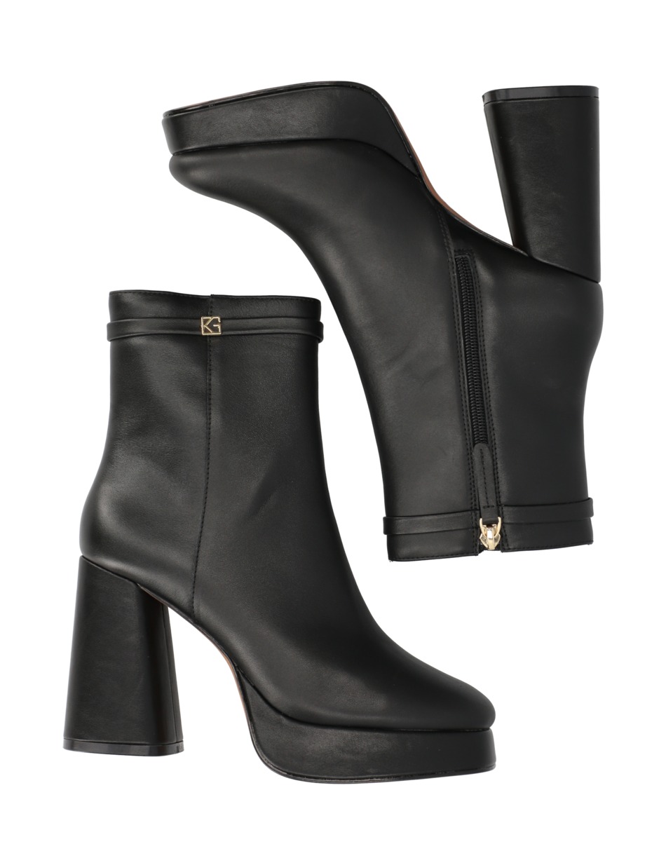 Glattleder Stiefelette