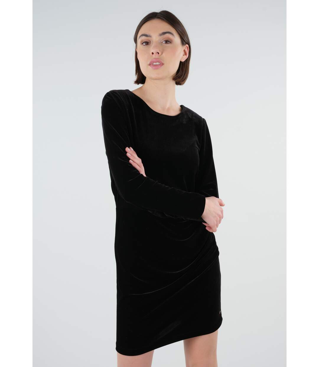 Robe en velours palatine VETINA