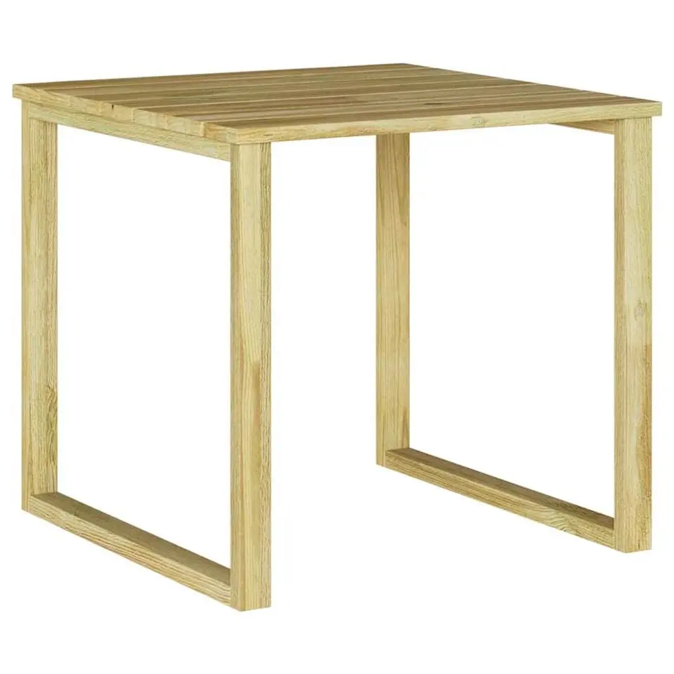 vidaXL - Buiten Tafel - Bruin - Geïmpregneerd grenenhout - 50,5 x 50,5 x 46 cm