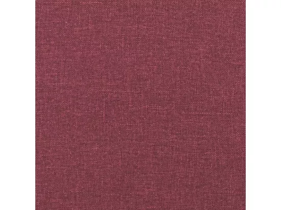 Ensemble de canapés 3 pièces rouge bordeaux tissu