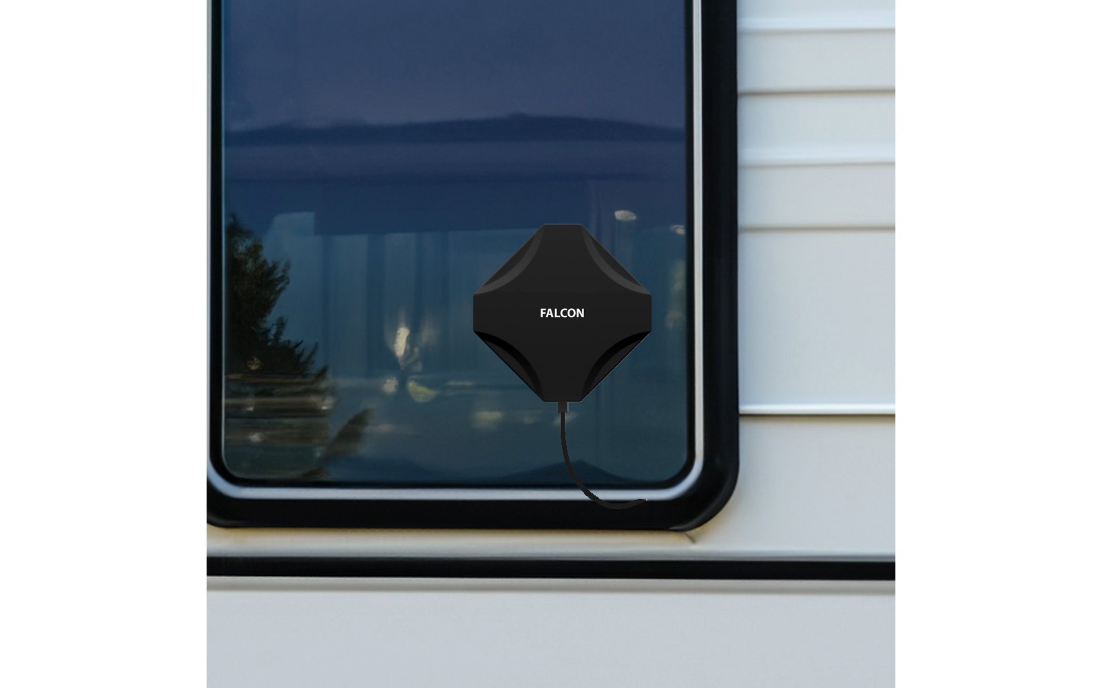 Falcon DIY 4G LTE tragbare Internet Fensterantenne inkl. mobilen 150 Mbit WLAN-Router