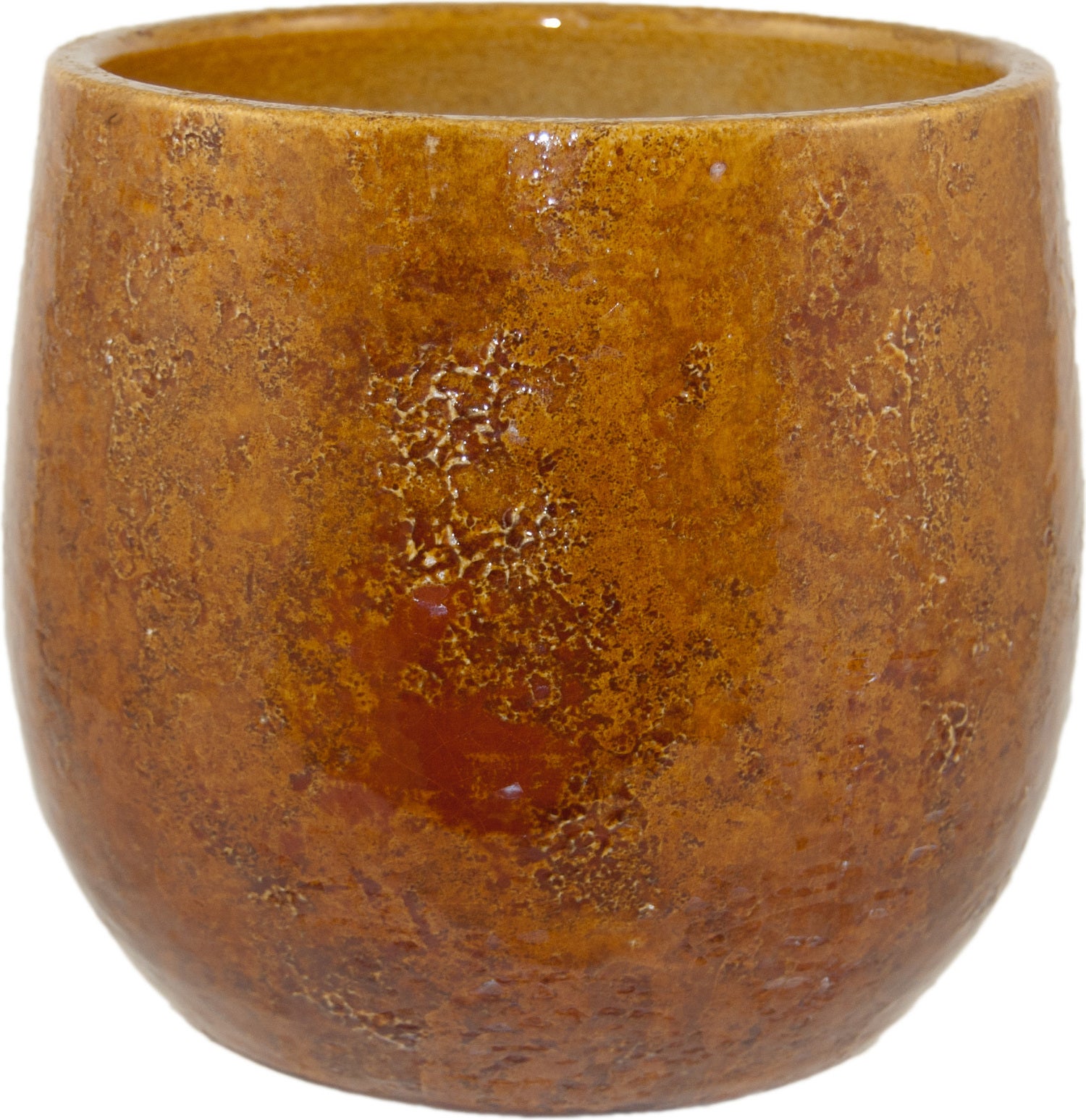 HS bloempot Muro oranje D 14 H 12 cm