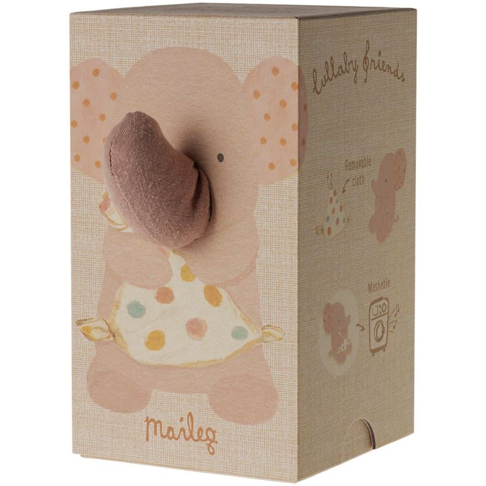 Køb Maileg Lullaby Friends, Elefant - Gammel Rosa