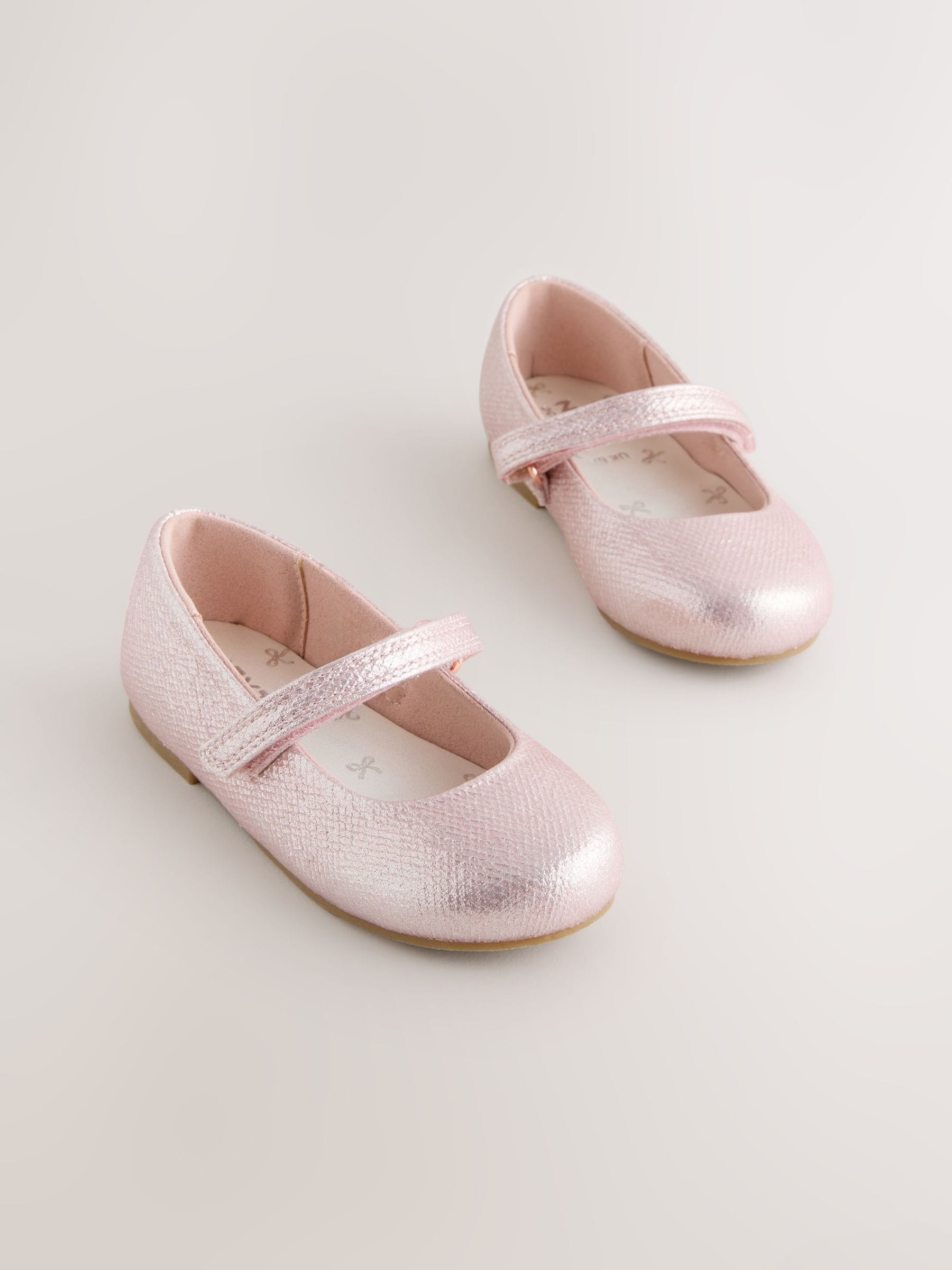 Roze - Mary Jane gelegenheidsschoenen met klittenbandsluiting