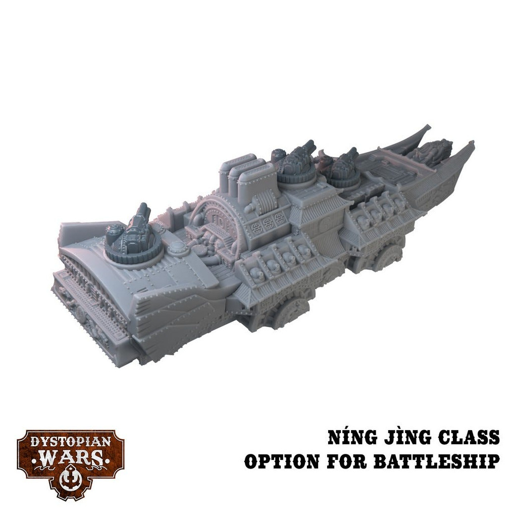 Dystopian Wars: Ning Jing Battlefleet Set