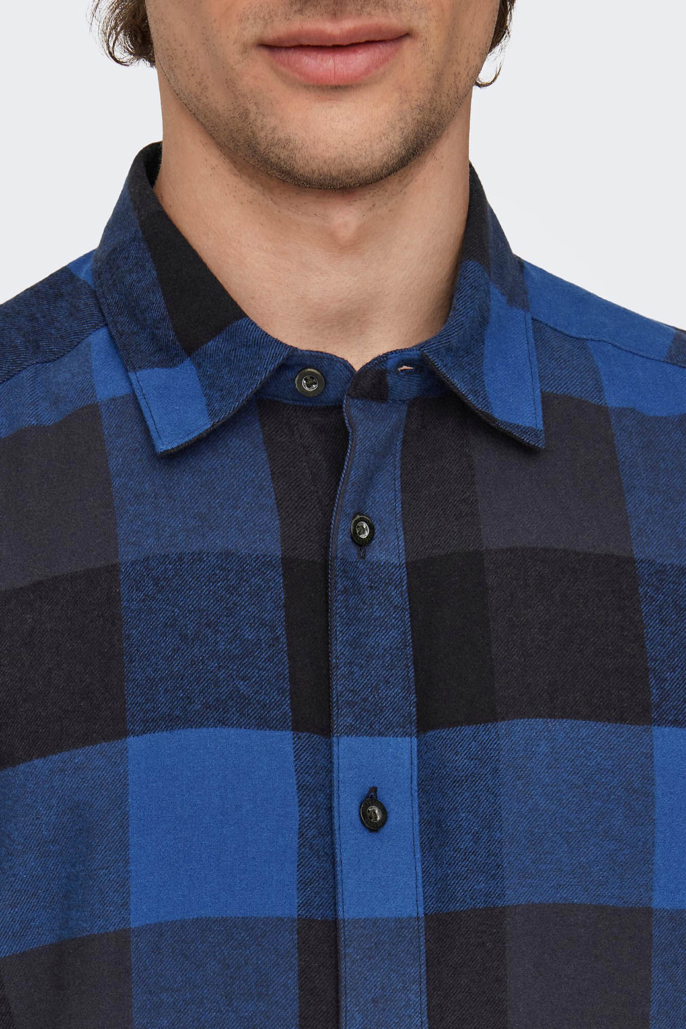 Camisa com estampa xadrez