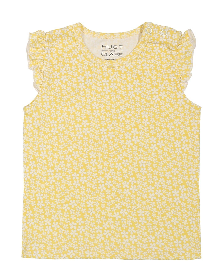 T-Shirt ALINA 3er-Pack in weiß/gelb/rosa