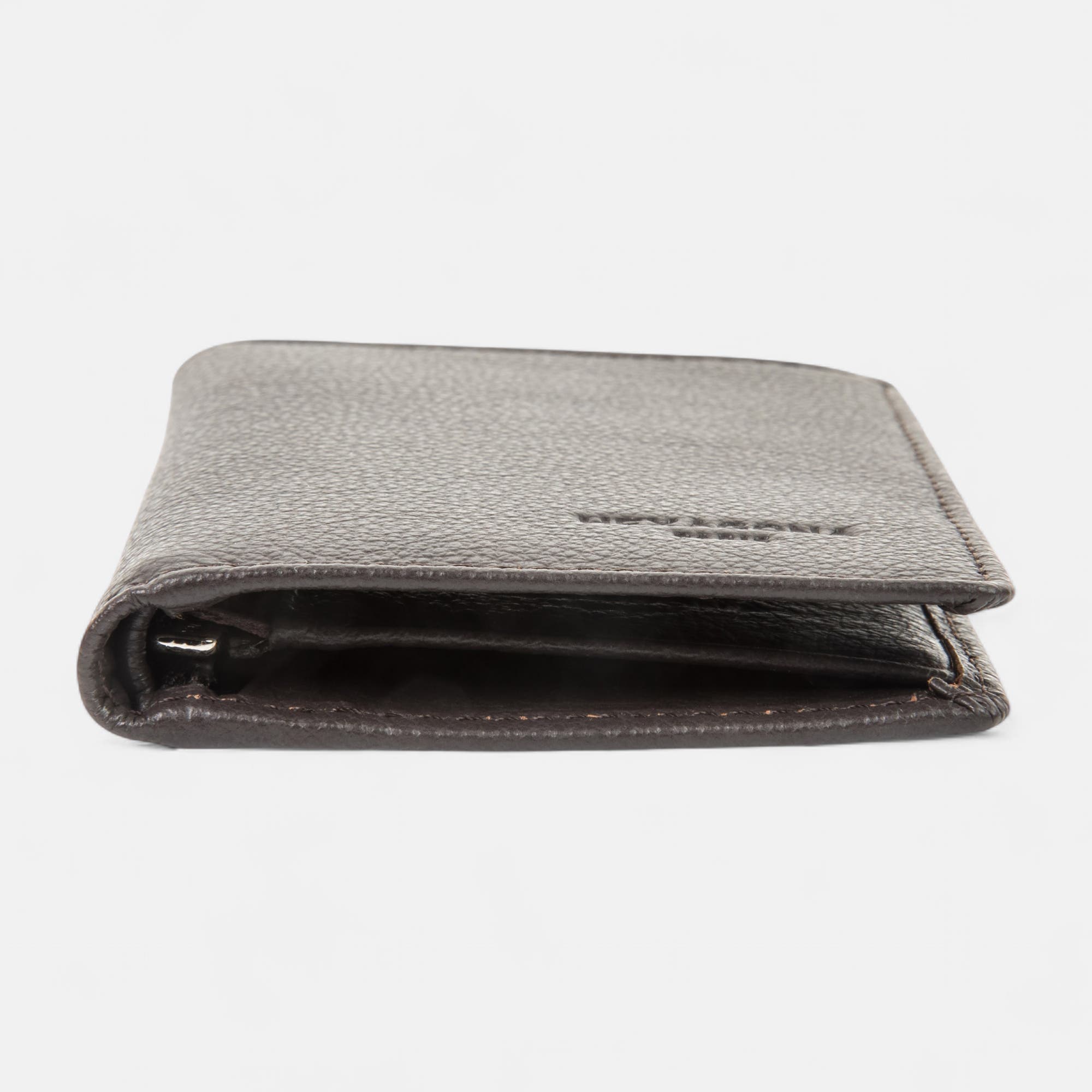 Petite maroquinerie en cuir marron
