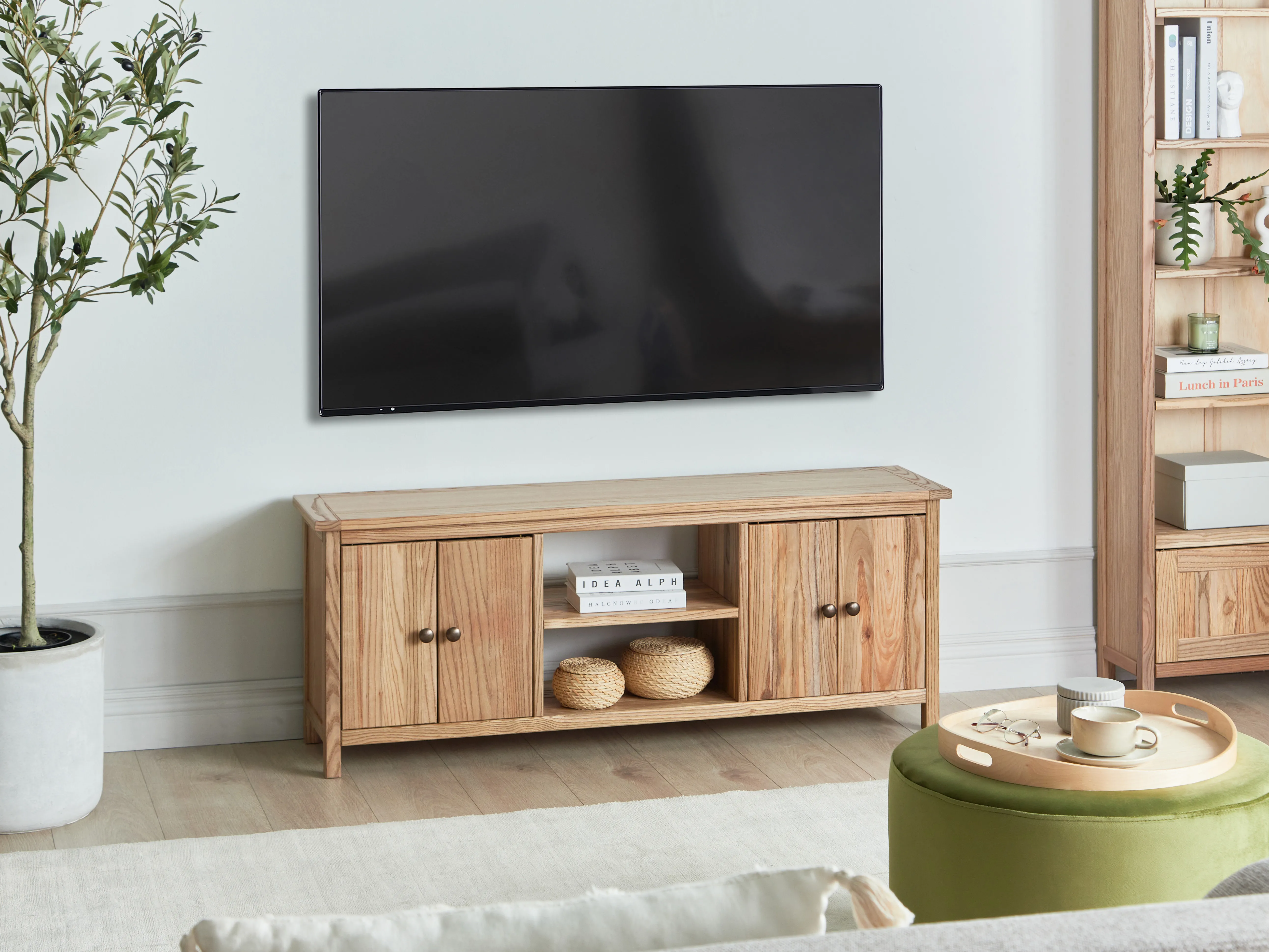 TV-meubel SALTON Sassafras Bruin