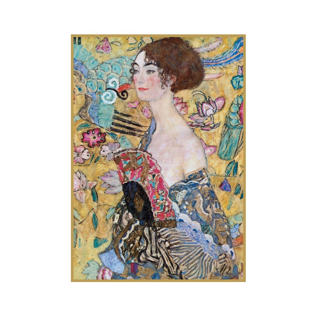 Puzzle - Klimt - Dame à l’Éventail - 1000 pièces