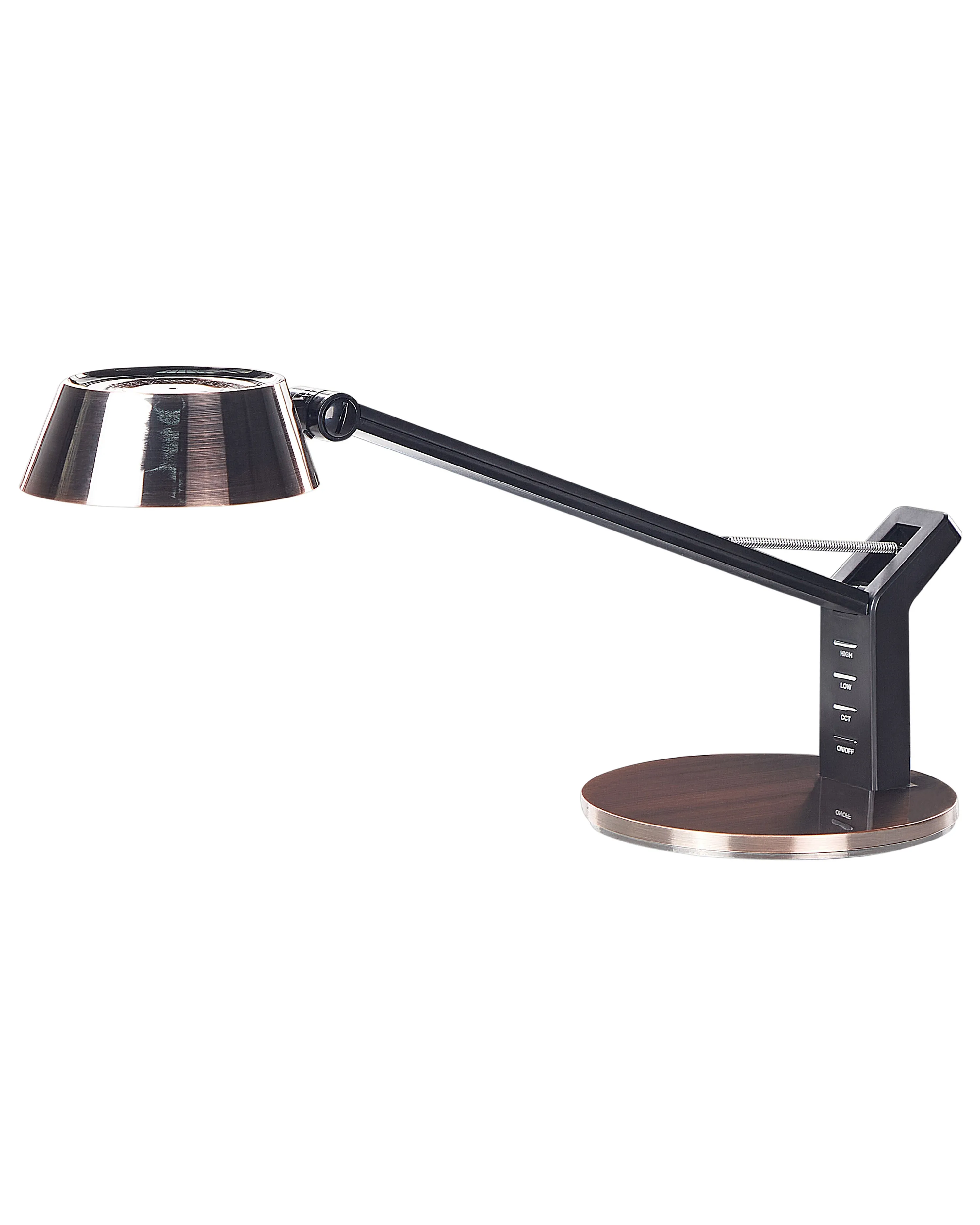 LED bureaulamp CHAMAELEON met dimmer Metaal Koper