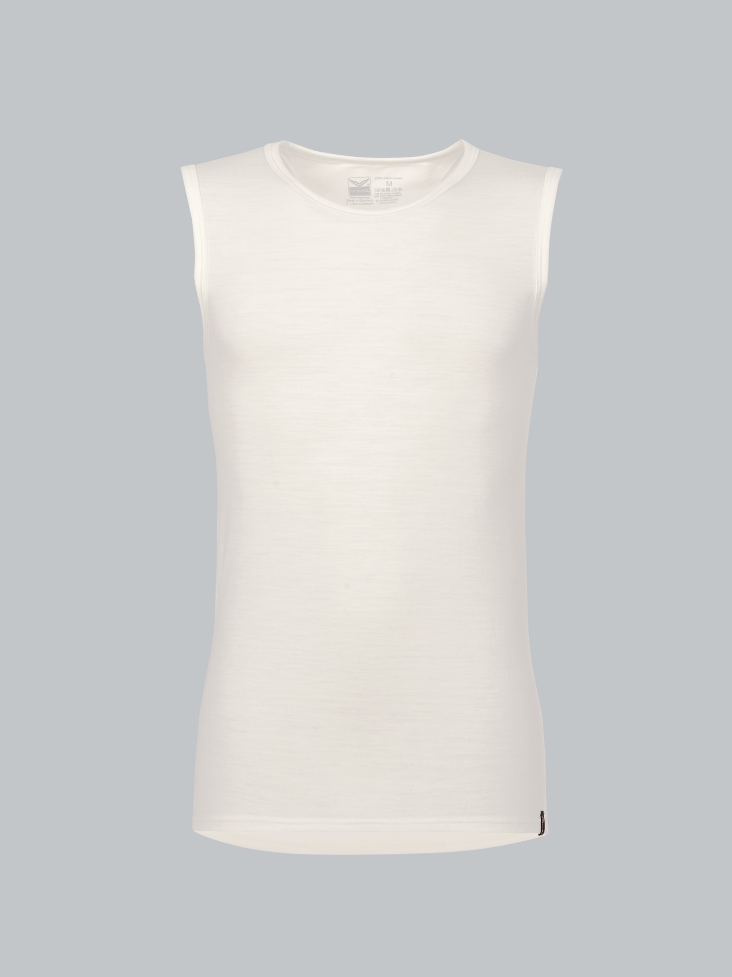 Trägershirt Merinowolle Natur
