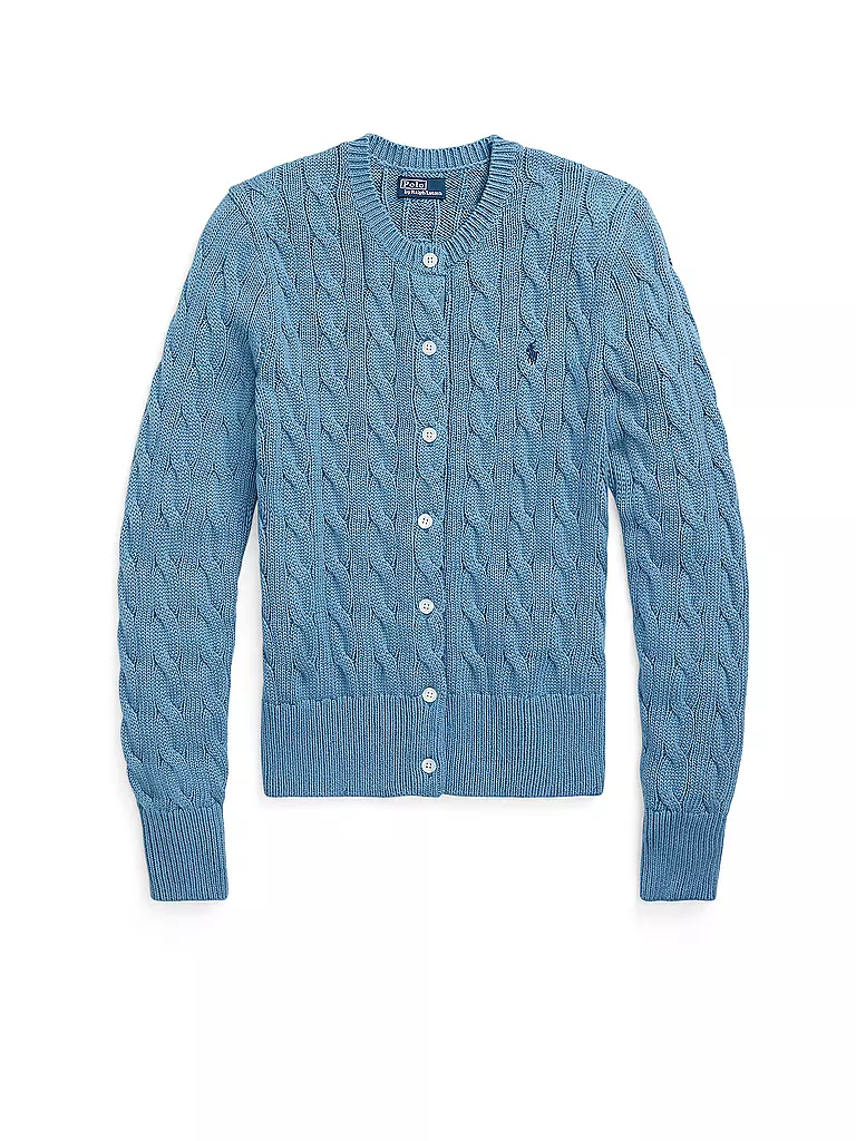 POLO RALPH LAUREN Cardigan Slim Fit blau