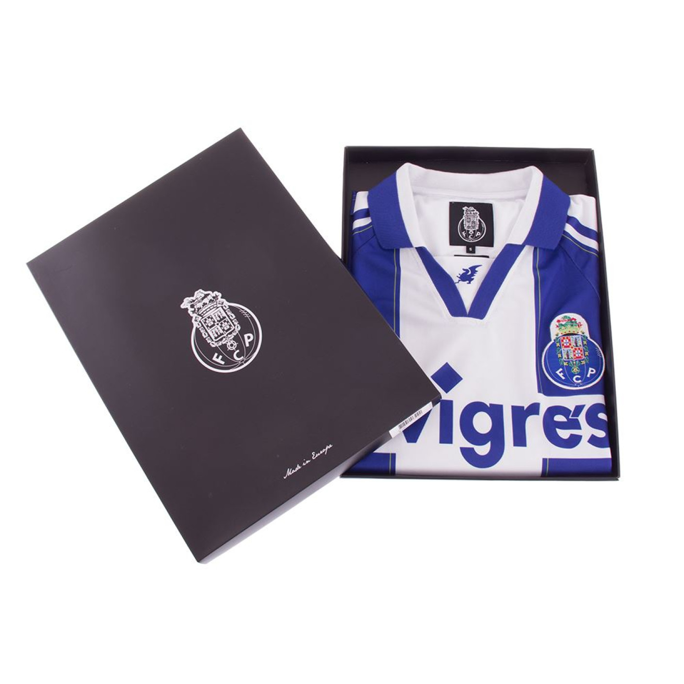 COPA FC Porto 1998-99 Retro Voetbalshirt Blauw Wit