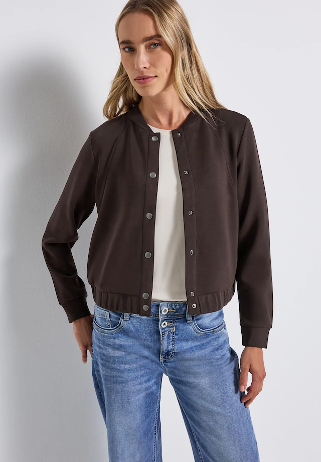 STREET ONE Blouson ohne Kapuze im Silk Look