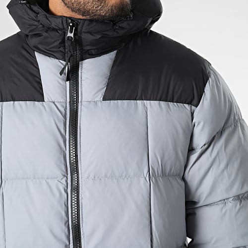 Doudoune Capuche Longue 23205 Gris Clair