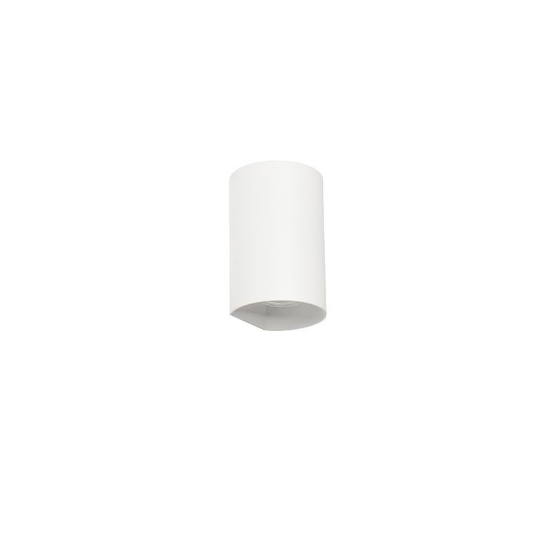 Design wandlamp wit rond GU10 50mm  - Sabbir