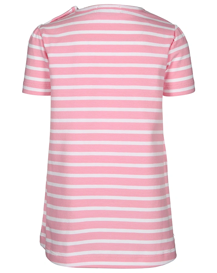 Tunika-Kleid ICE CREAM gestreift in rosa/weiß