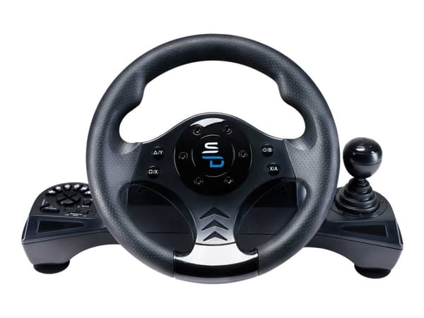 Superdrive GS750 Drive pro - Sett for hjul, pedaler og girskiftehevarm - kablet - for PC, Microsoft Xbox One, Sony PlayStation 4, Microsoft Xbox Seri