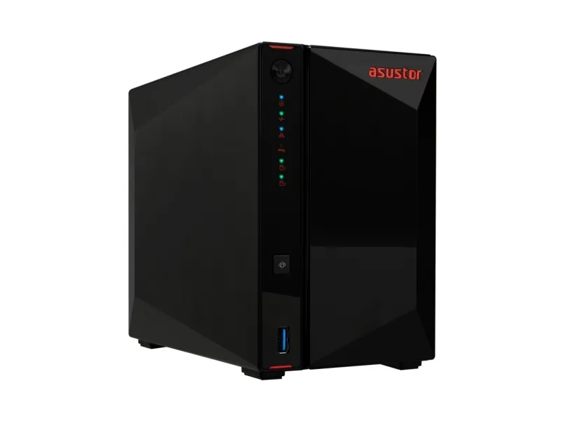 ASUSTOR Nimbustor 2 Gen 2 AS5402T - NAS-server - SATA 6Gb/s - RAID RAID 0, 1, 5, 6, 10, JBOD - RAM 4 GB - 2.5 Gigabit Ethernet - iSCSI support