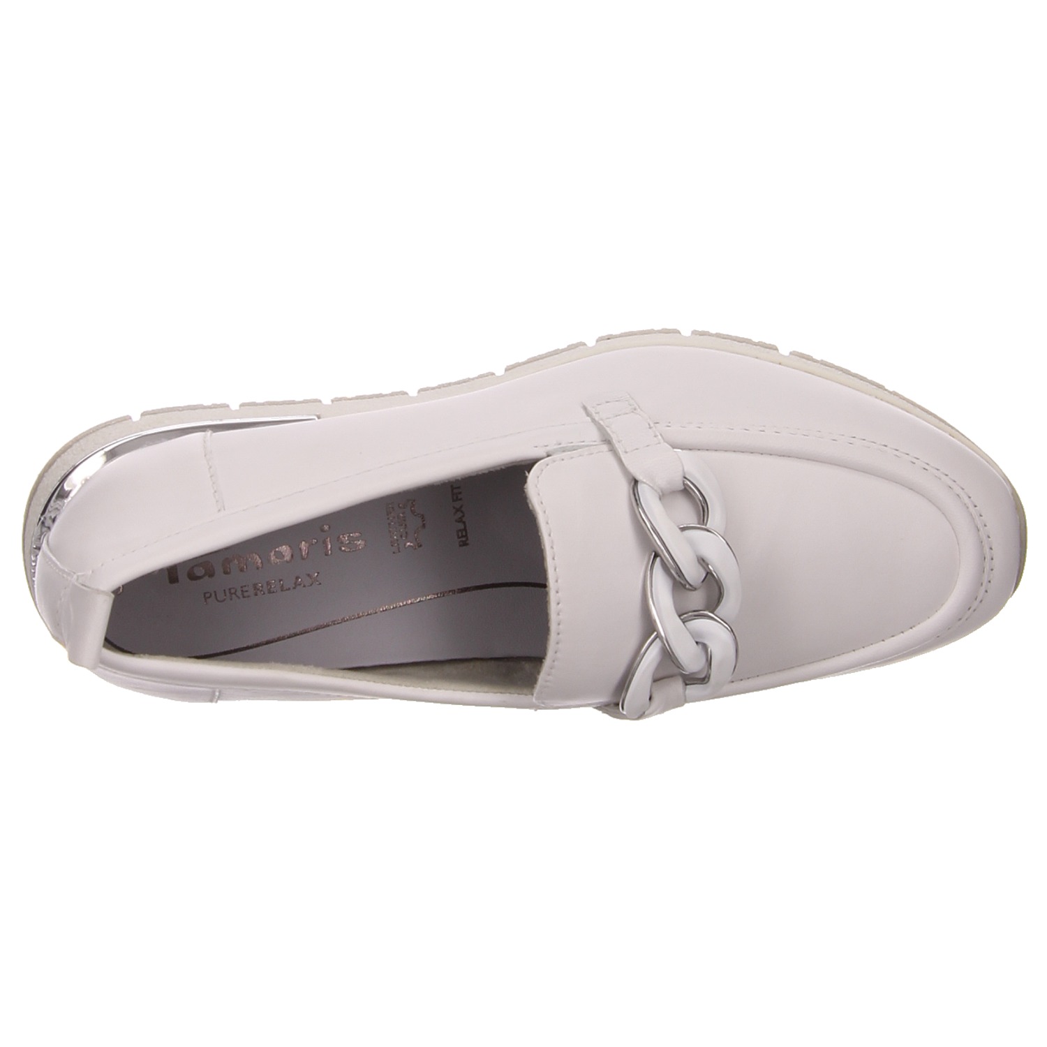 Tamaris Loafer weiss weiss/weiss kombi