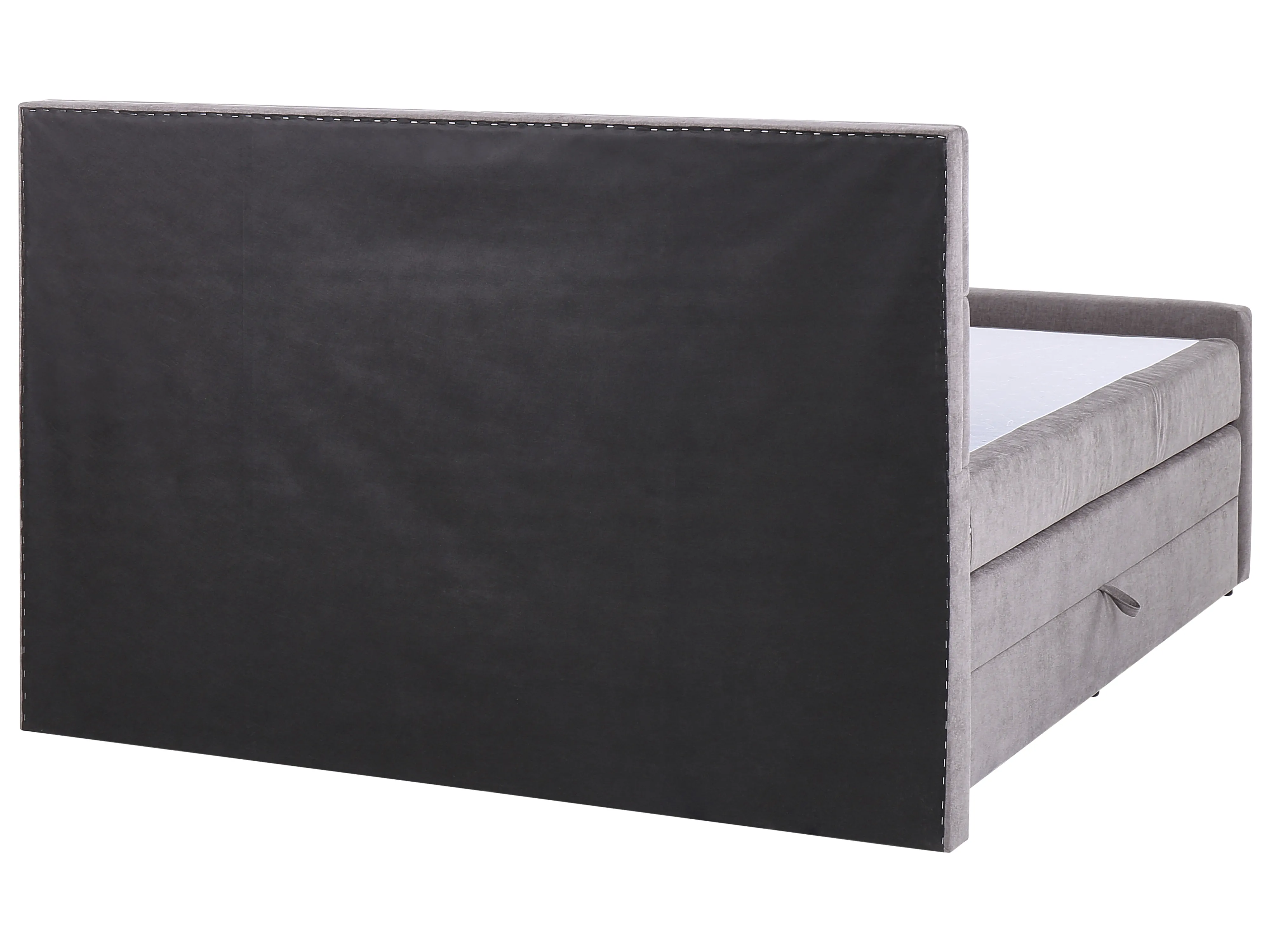 Boxspring met opbergruimte Stof ARISTOCRAT 160 x 200 cm Taupe