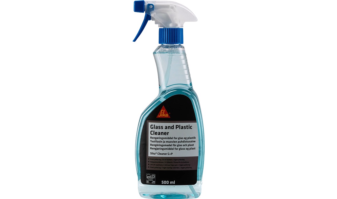 Sika glas og plastik rens 500 ml.