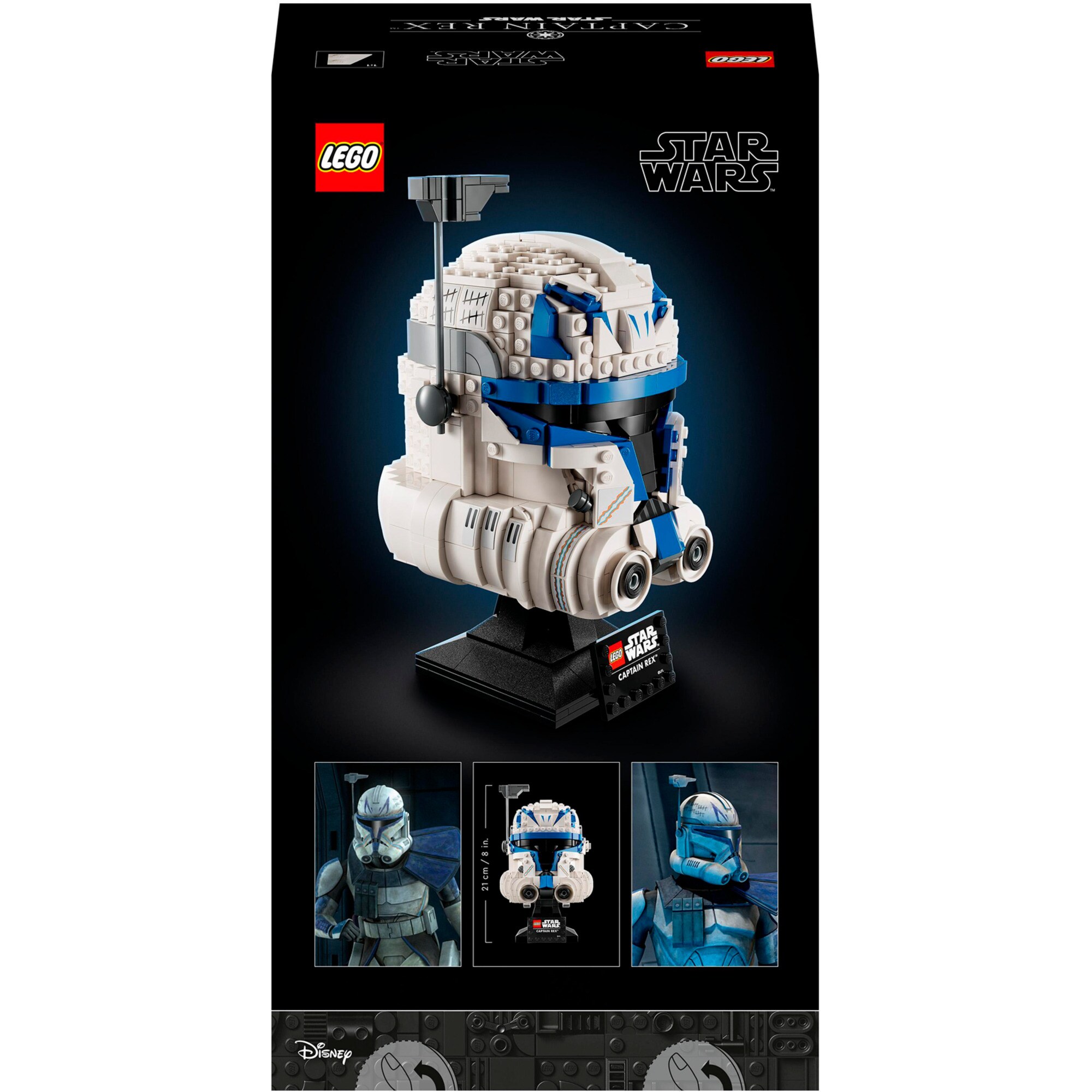 LEGO Konstruktionsspielzeug Star Wars Captain Rex Helm