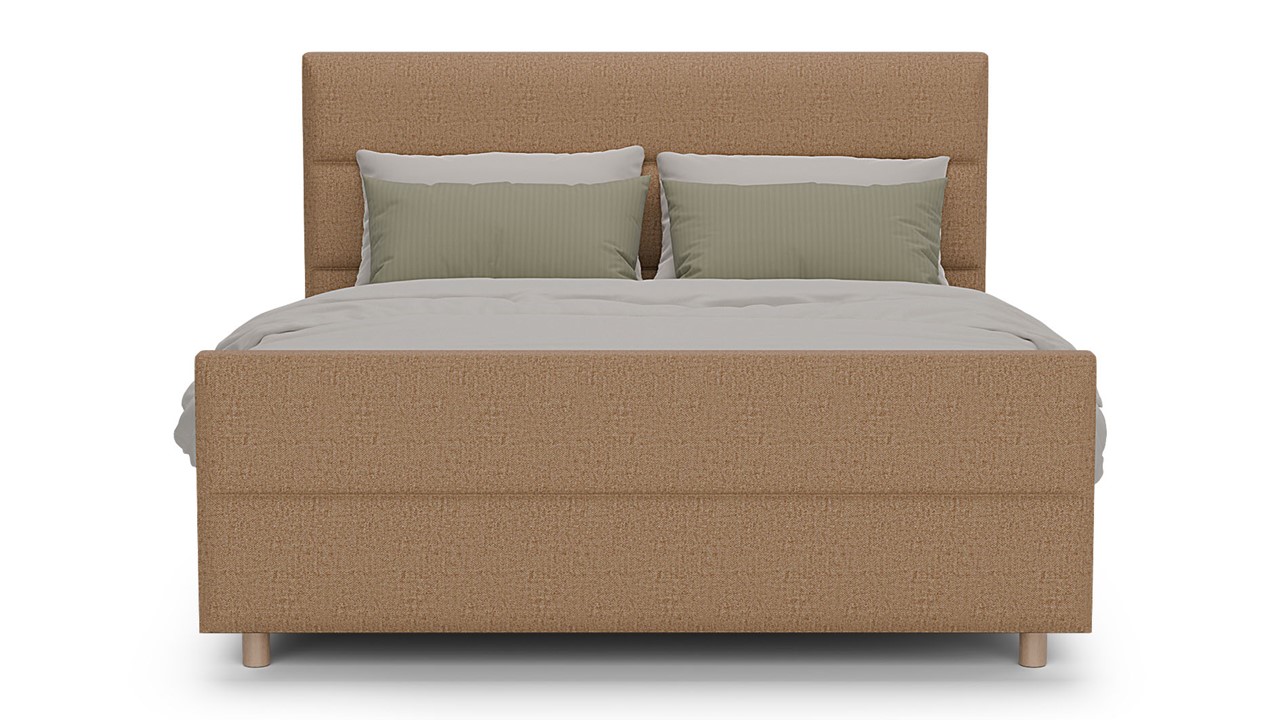 Elektrische boxspring Mica - Soft touch mocha mousse