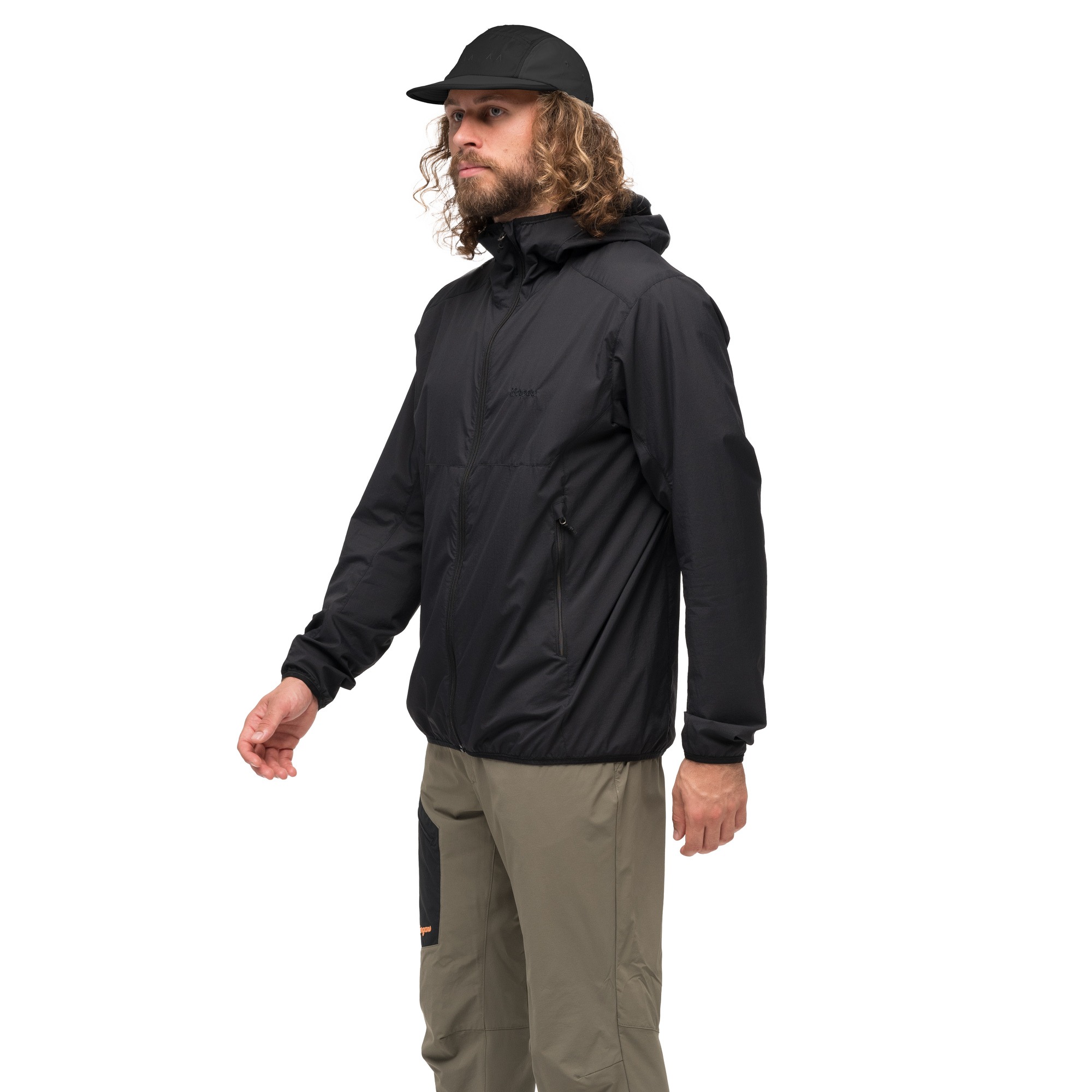 Vaagaa Windbreaker Jacket Herre Black