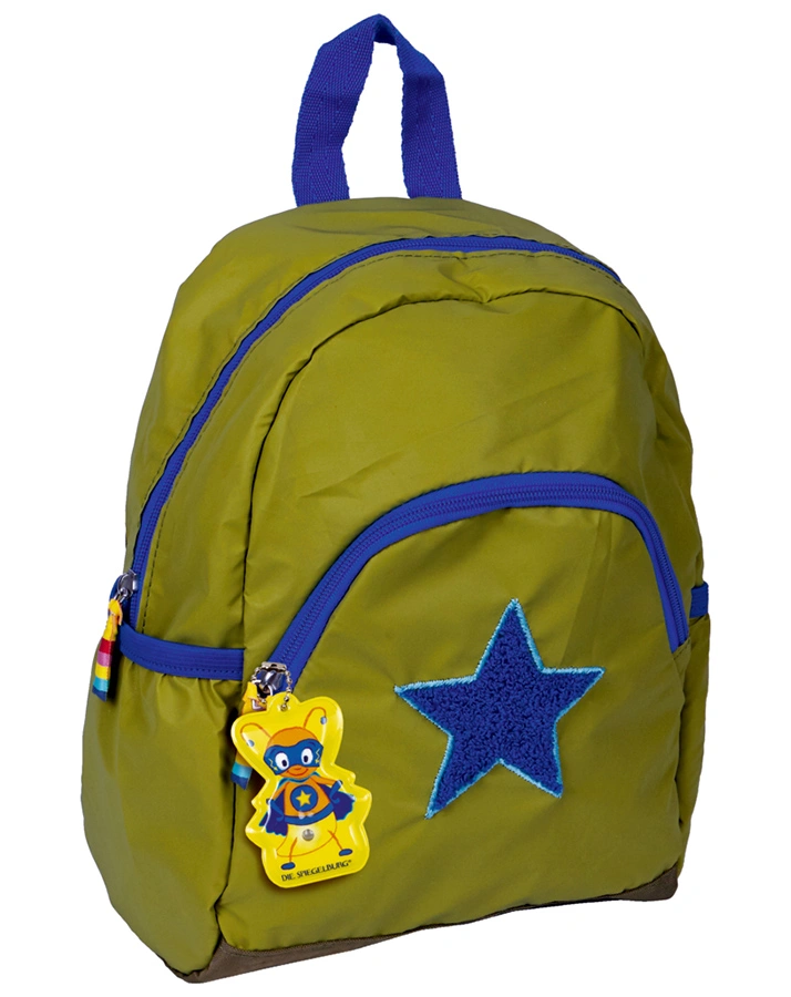 Kinderrucksack GLÜHWÜRMCHEN (22x29x12) vollreflektierend in olive