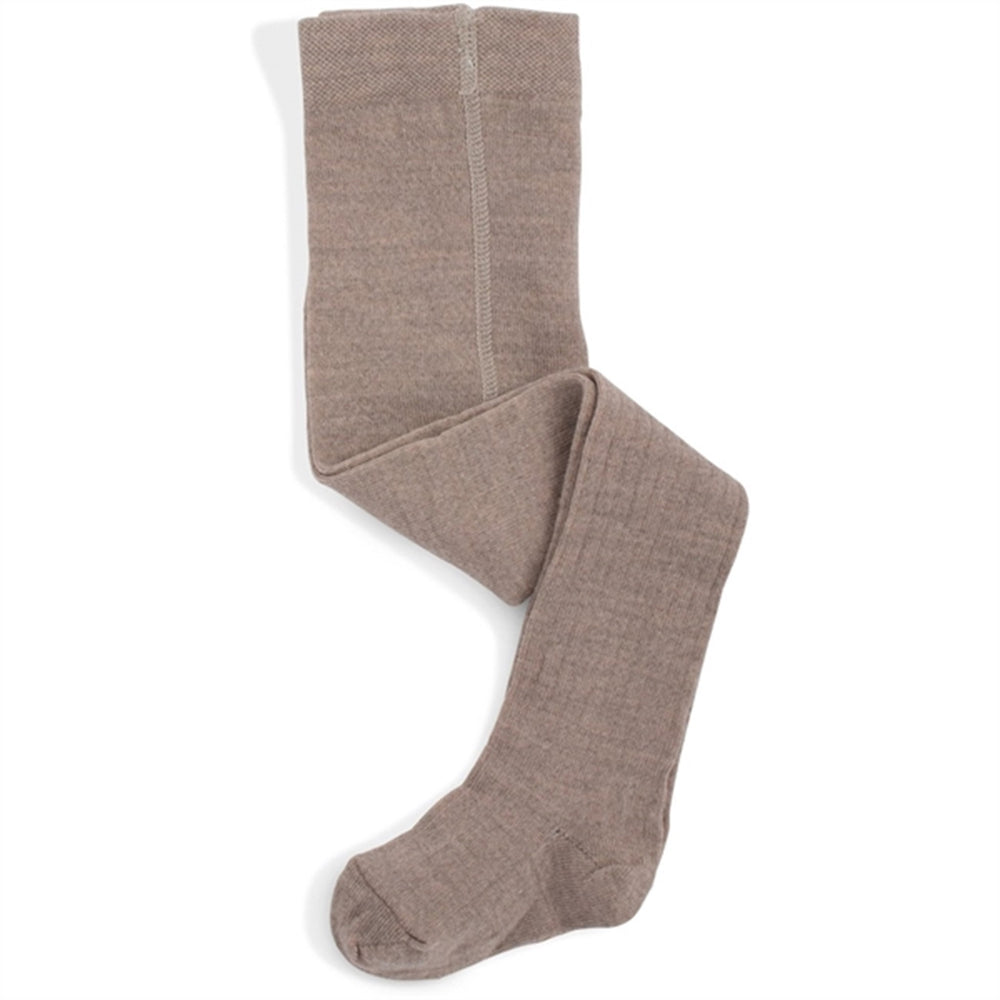 Uldstrømpebukser Beige - Lillelam → Luksusbaby.dk