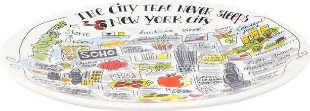 Blond ontbijtbord New York D 22 cm