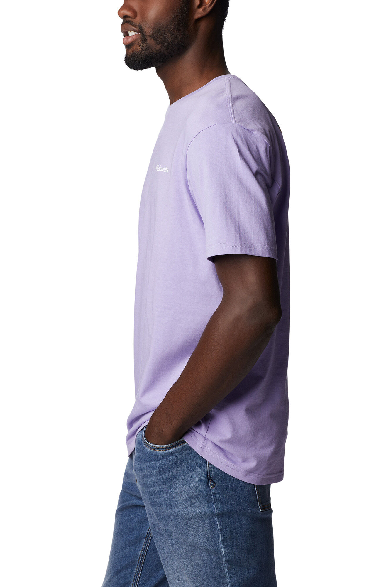 Camiseta masculina de manga curta Columbia North Cascades™ - Roxa