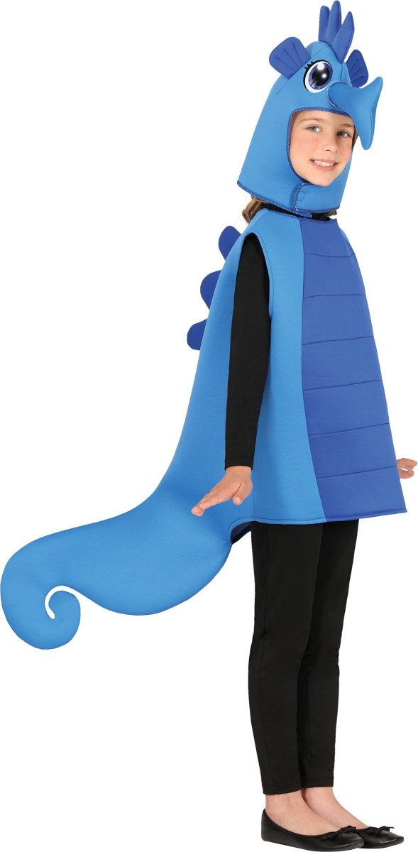 Zeepaardje Kostuum Blauw Kind
