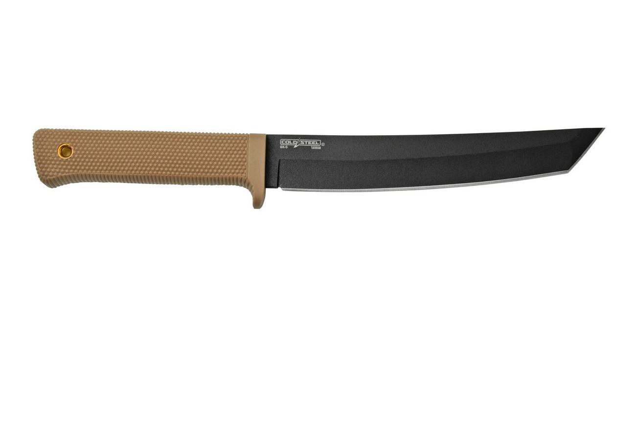 Cold Steel Recon Tanto SK5 49LRTDTBK Desert Tan, Black, vaststaand mes