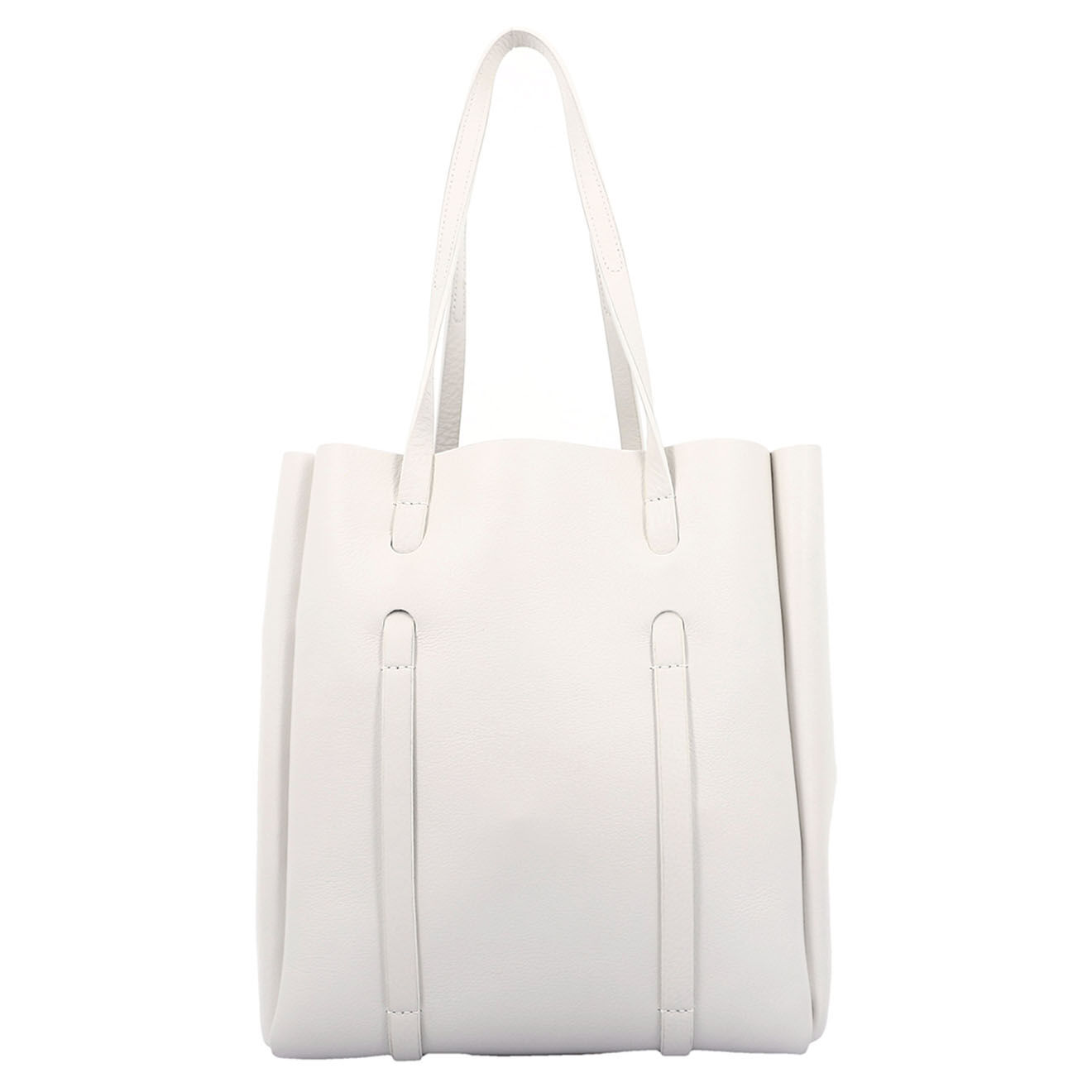 Balenciaga Sac cabas Everyday en Cuir blanc - Neuf sans étiquette - L.24 cm